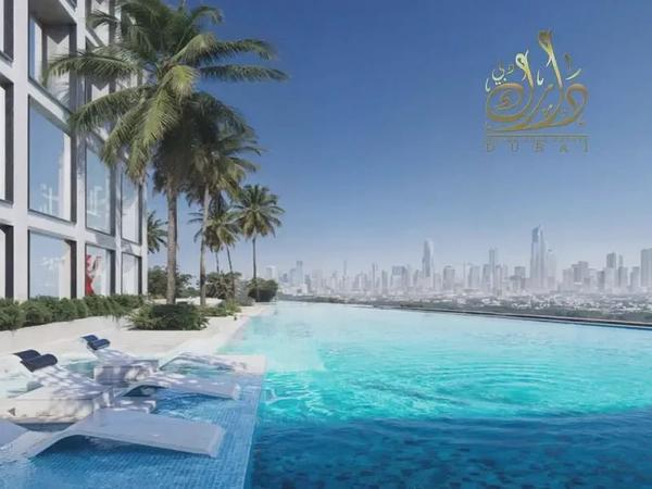 1BR Apartment | Binghatti Titania Majan | Furnished | Skyline & Pool Views