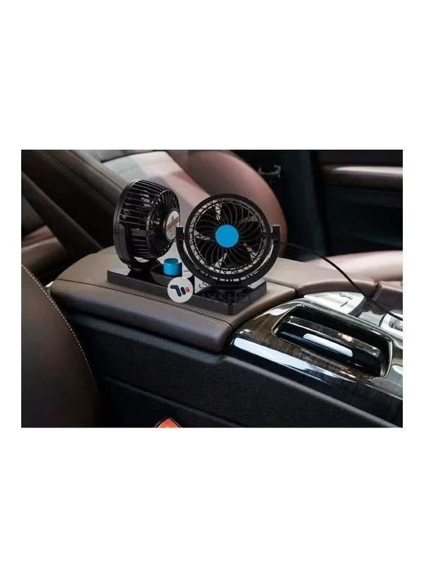 Generic 12V Dual Head Car Truck Fan