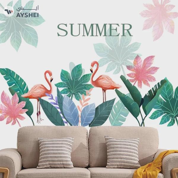 Babyqlo Cute Flamingos Wall Stickers For living Room