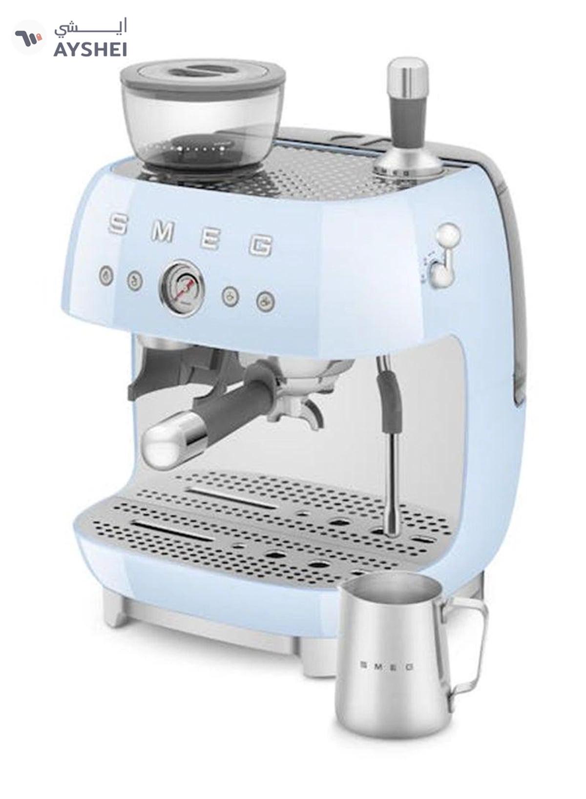 smeg ‘50’s Style’ Coffee Machine with Built in Grinder 0.01 L 1600 W EGF03PBAU Pastel Blue-0-portrait