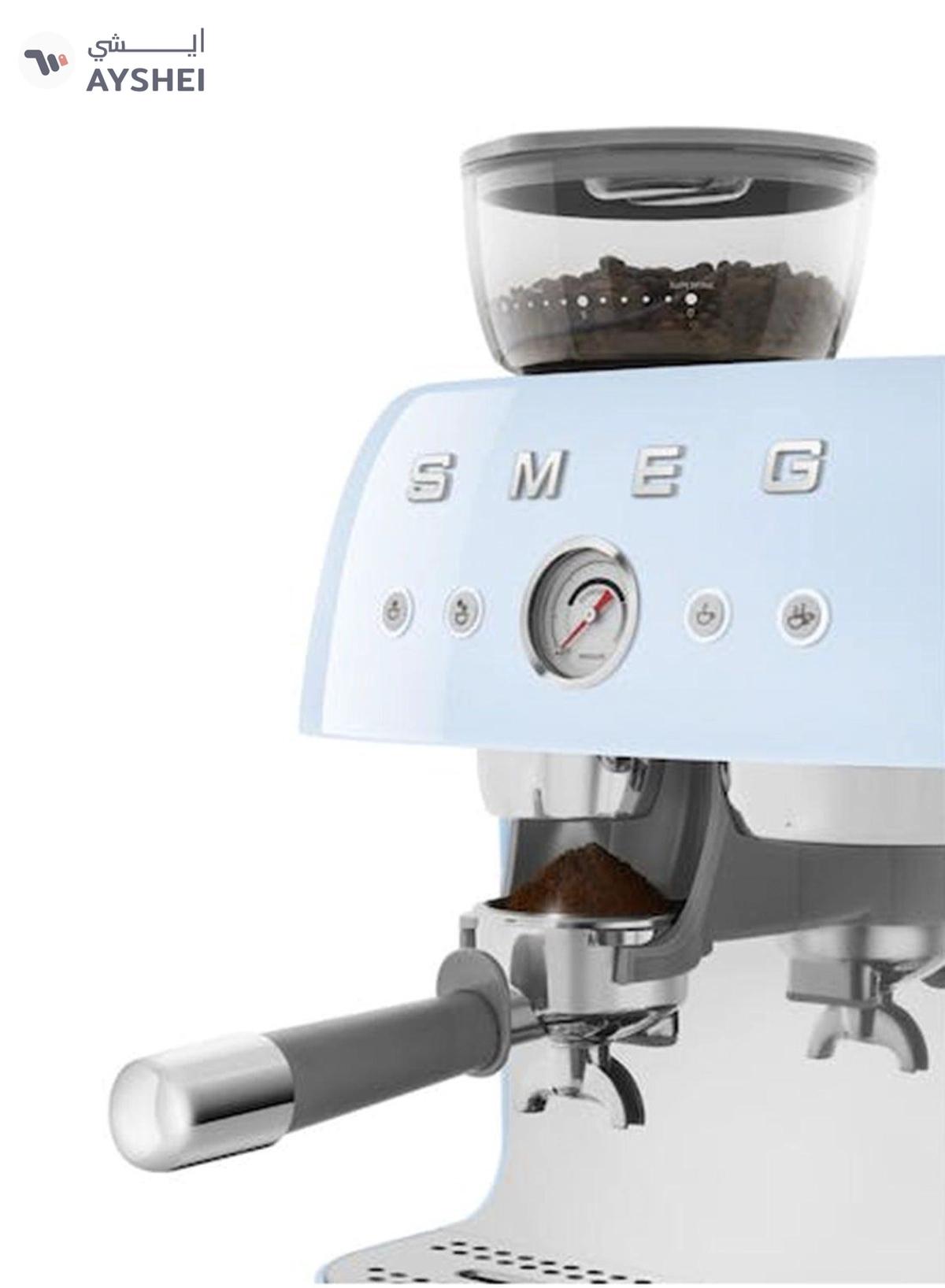 smeg ‘50’s Style’ Coffee Machine with Built in Grinder 0.01 L 1600 W EGF03PBAU Pastel Blue-1-1