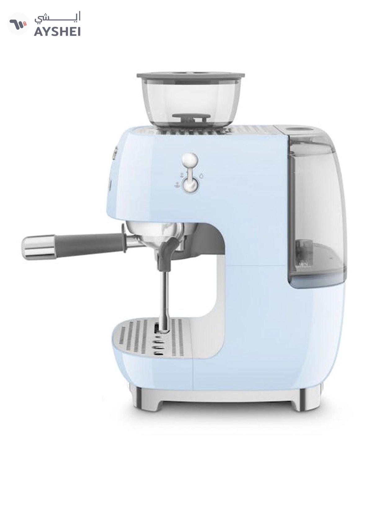 smeg ‘50’s Style’ Coffee Machine with Built in Grinder 0.01 L 1600 W EGF03PBAU Pastel Blue-1-portrait