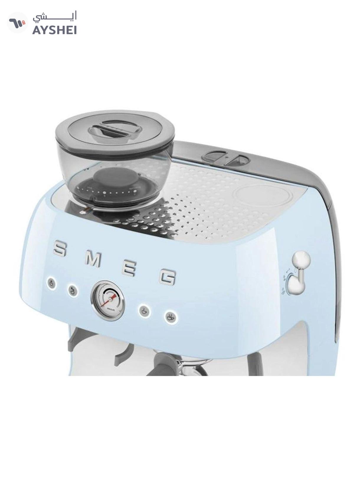smeg ‘50’s Style’ Coffee Machine with Built in Grinder 0.01 L 1600 W EGF03PBAU Pastel Blue-5-5