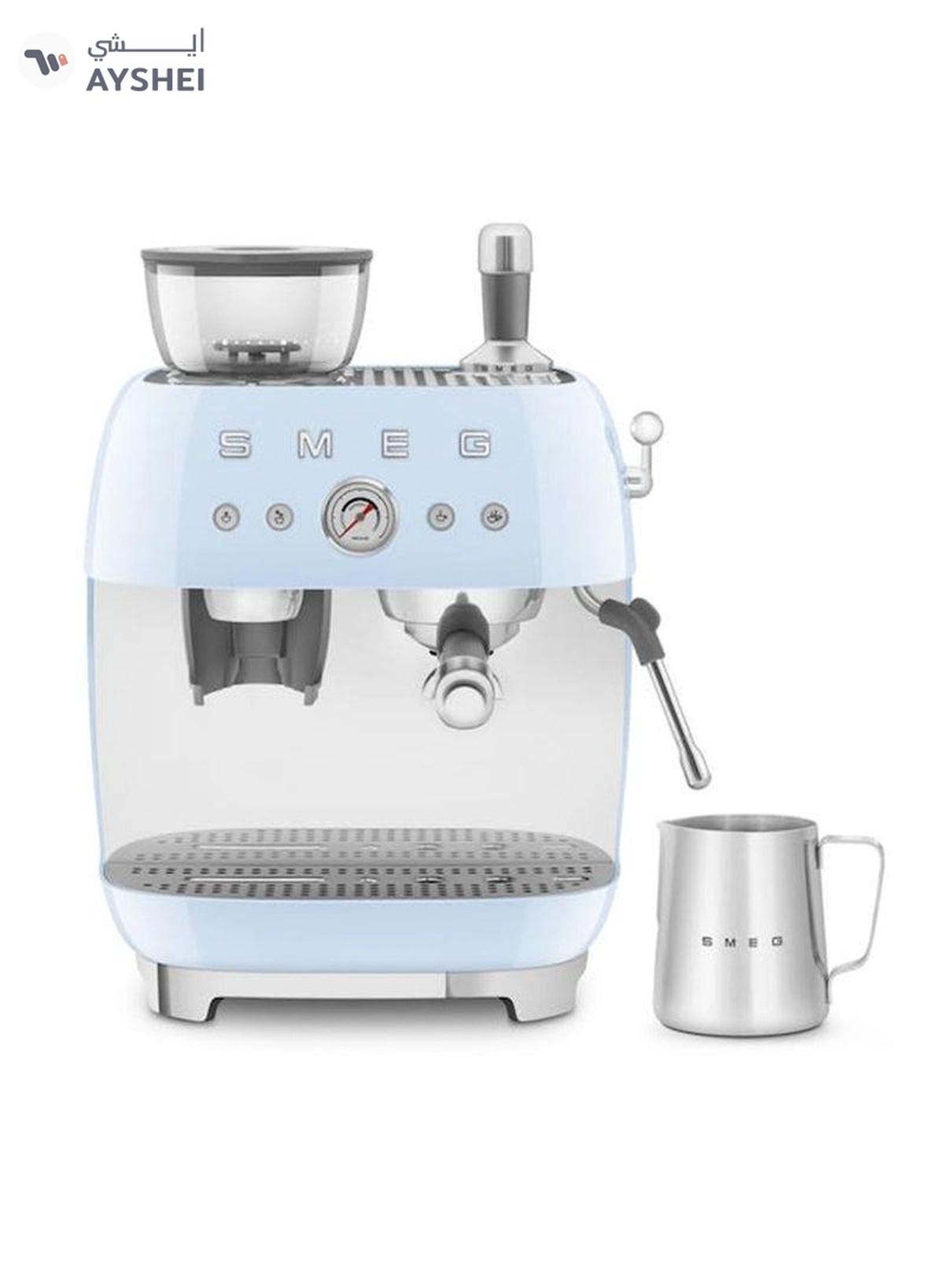 smeg ‘50’s Style’ Coffee Machine with Built in Grinder 0.01 L 1600 W EGF03PBAU Pastel Blue-6-6