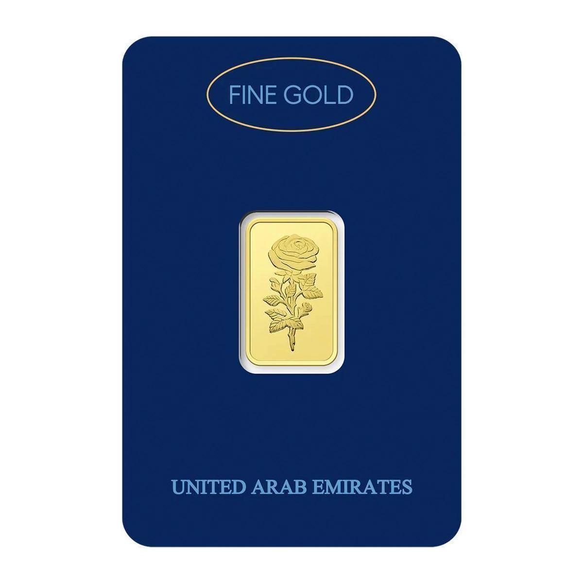 Dubai Gold 5 Grams Pure 999.9 Fine Gold Bar-1-1