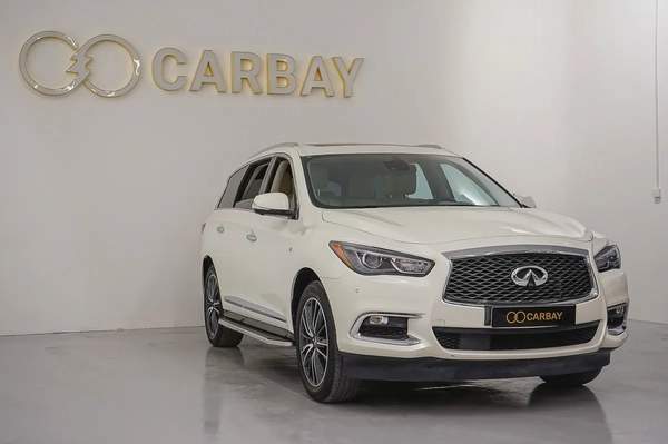 AED 931 PM | INFINITY QX60 7-SEATER 2017 | 7-SEATER | PARTIAL AGENCY HISTORY | 1 YEAR WARRANTY| GCC