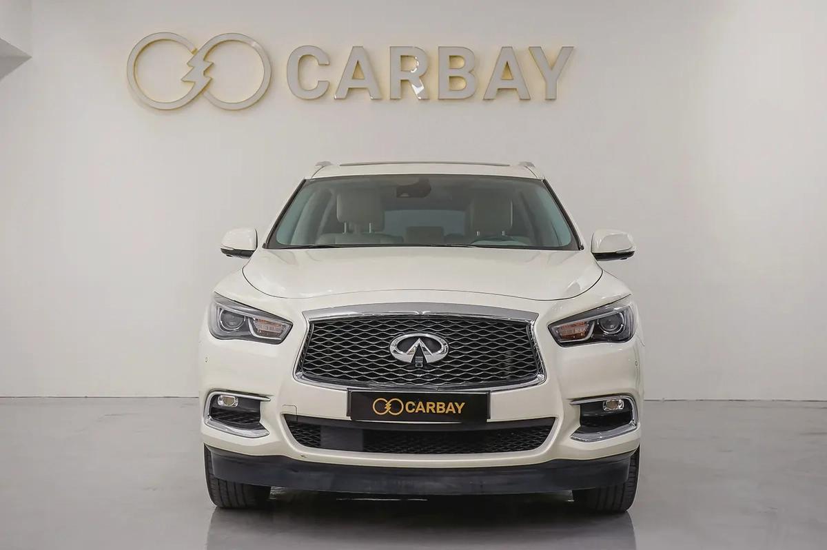 AED 931 PM | INFINITY QX60 7-SEATER 2017 | 7-SEATER | PARTIAL AGENCY HISTORY | 1 YEAR WARRANTY| GCC-2-2