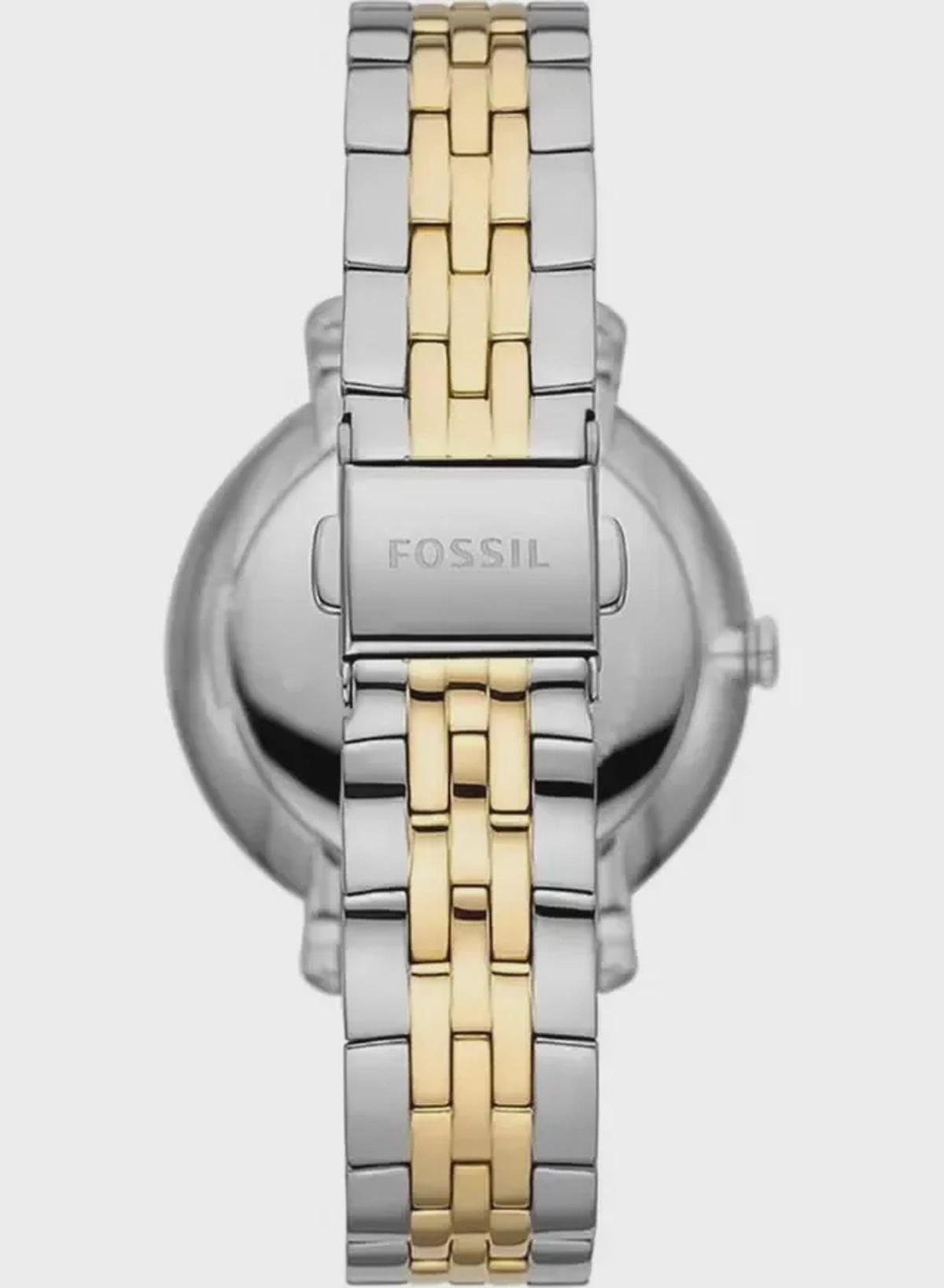 Fossil Women's Jacqueline Round Shape Analog Stainless Steel Wrist Watch ES5166 - 36mm-1-1