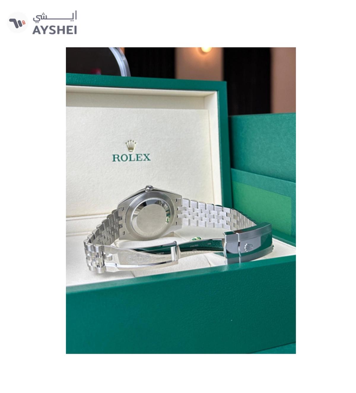 Rolex Datejust 41mm Steel & White Gold Silver Dial -4-4