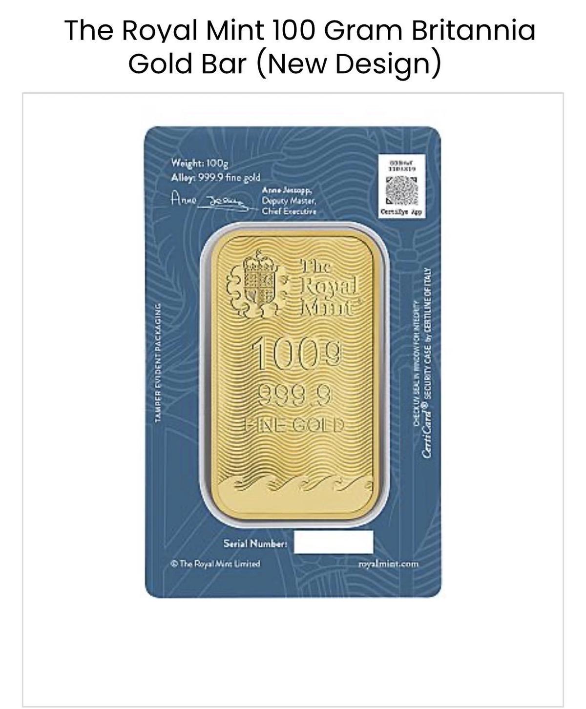 Gold Bar 100g-1-1