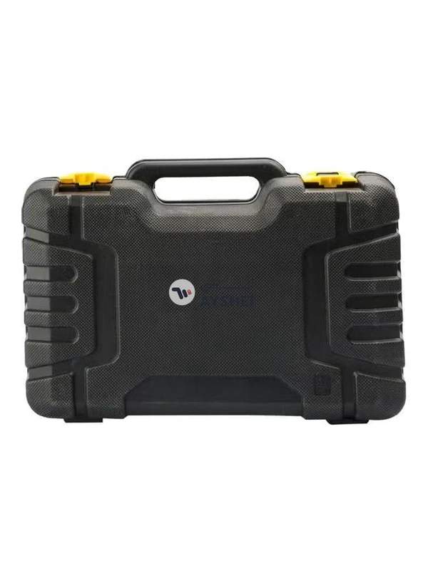 Generic 2-Cylinder Air Compressor With Toolbox And Flat Tire