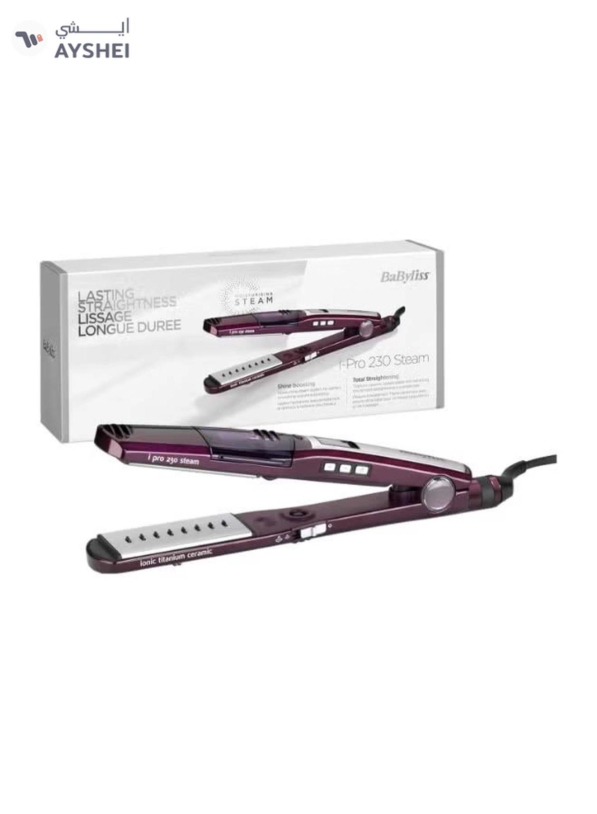 babyliss Hair Straightener 6604E Le Pro Light 2000 Watts ST395E Pro 230 Steam Titanium-0-portrait