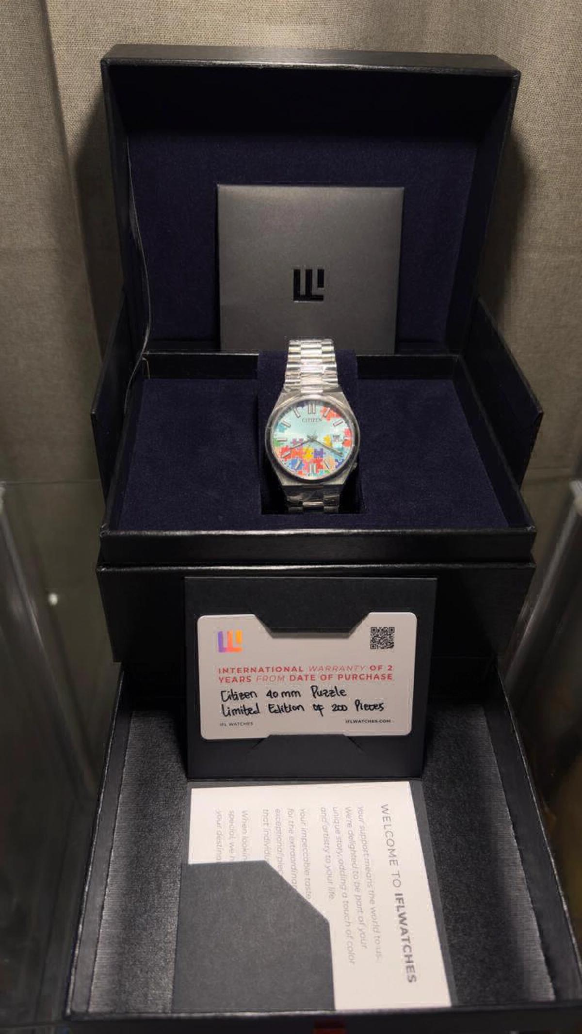 Puzzle Citizen watch Unique and Rare-1-0