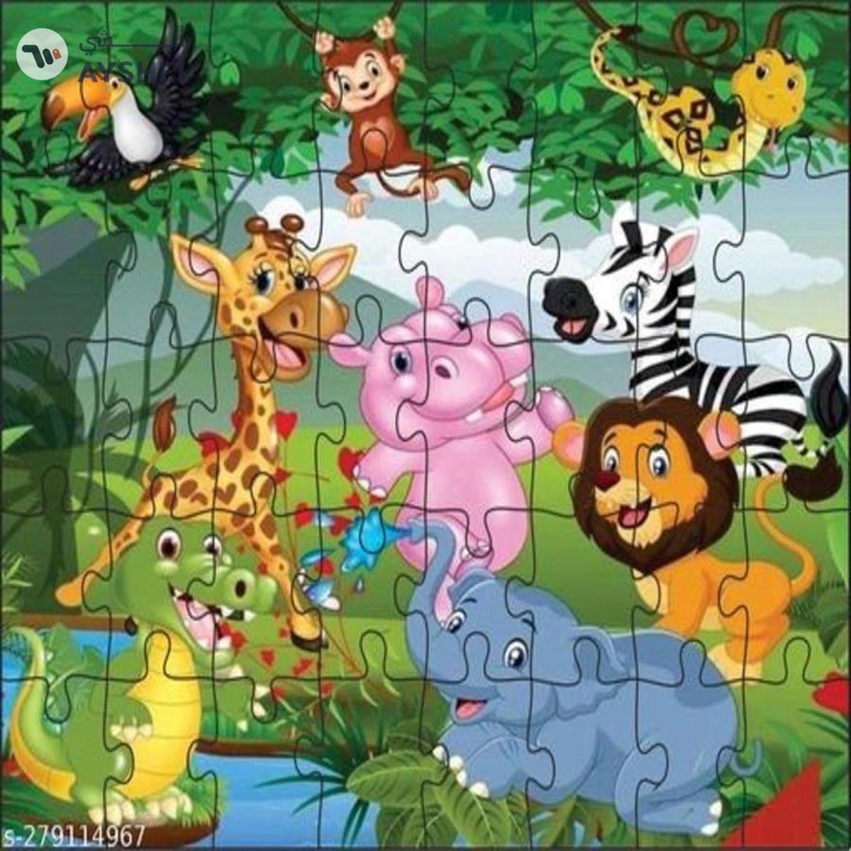 Smart Where You See Puzzle (Multi-Color, 14 Pieces)-5-5