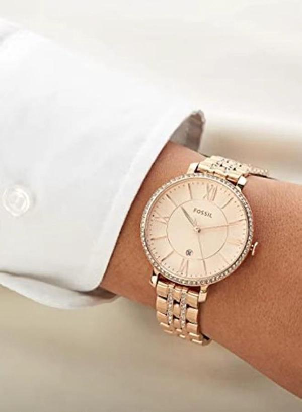 Fossil Women's Water Resistant Stainless Steel Analog Wrist Watch ES3546 - 36 mm - Rose Gold