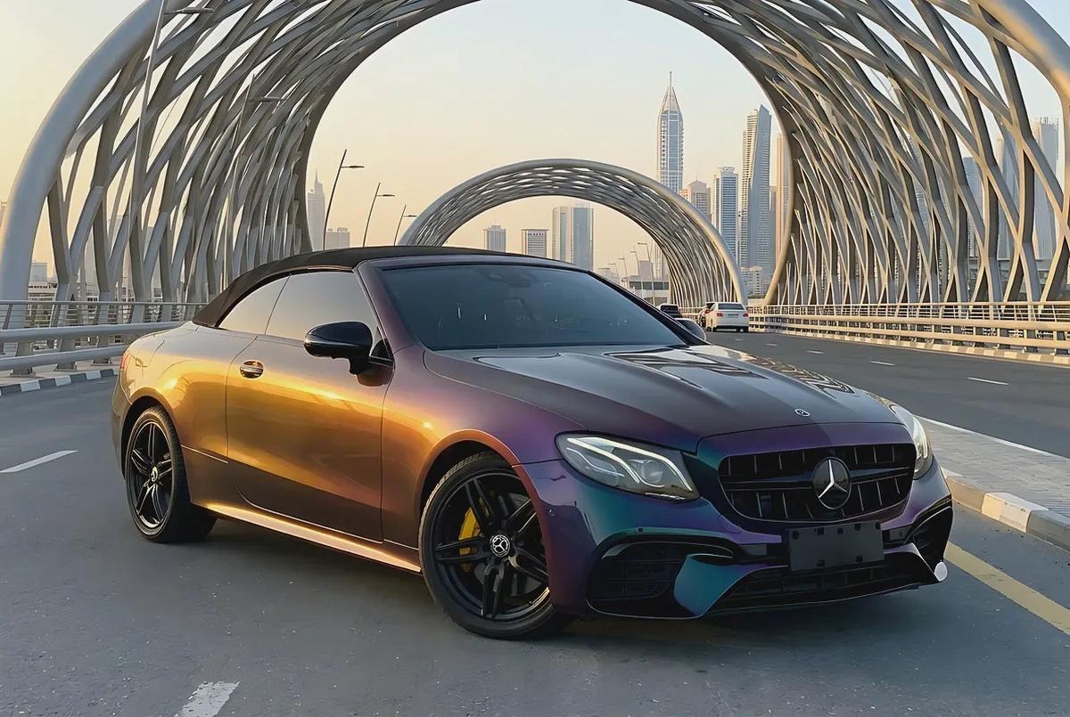 With 3,200 AED-Monthly | E450 Convertible | 2019 Model Special Color Fully Loaded-0-0