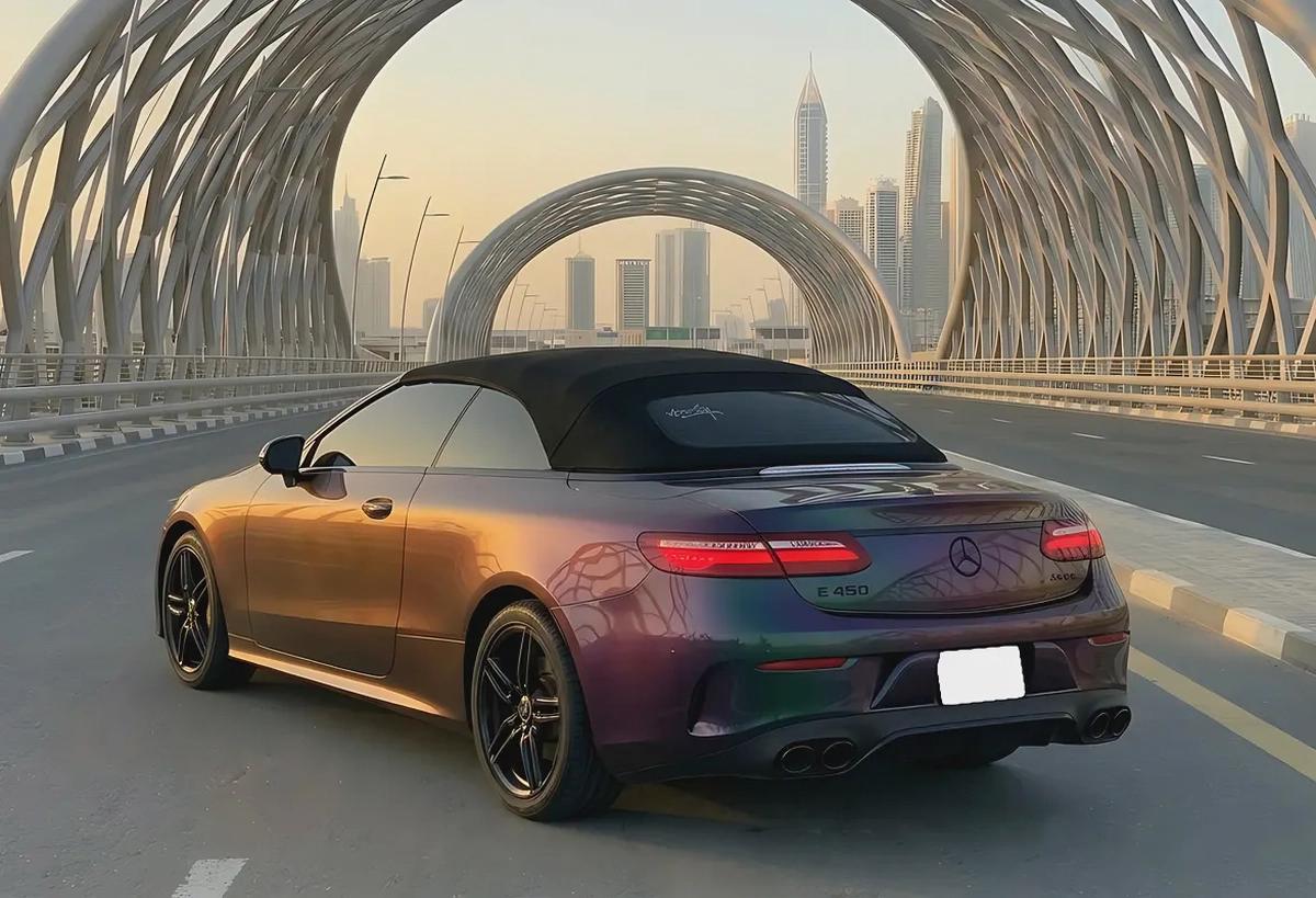 With 3,200 AED-Monthly | E450 Convertible | 2019 Model Special Color Fully Loaded-3-3