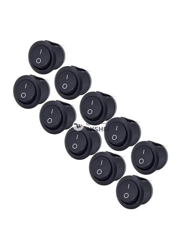 Generic 10-Piece Universal On-Off Push Button Switch