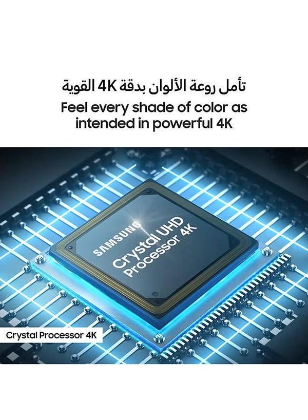 Samsung 55 Inch Crystal UHD TV, U8000F, 4K, Crystal Processor 4K, MetalStream Design, Knox Security, Endless Free Content, Smart TV, UA55U8000FUXZN (2025 - UAE Version)