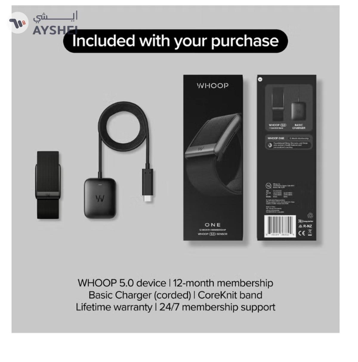 Whoop One – 12-Month Membership – 5.0 Health and Fitness Wearable-1-portrait