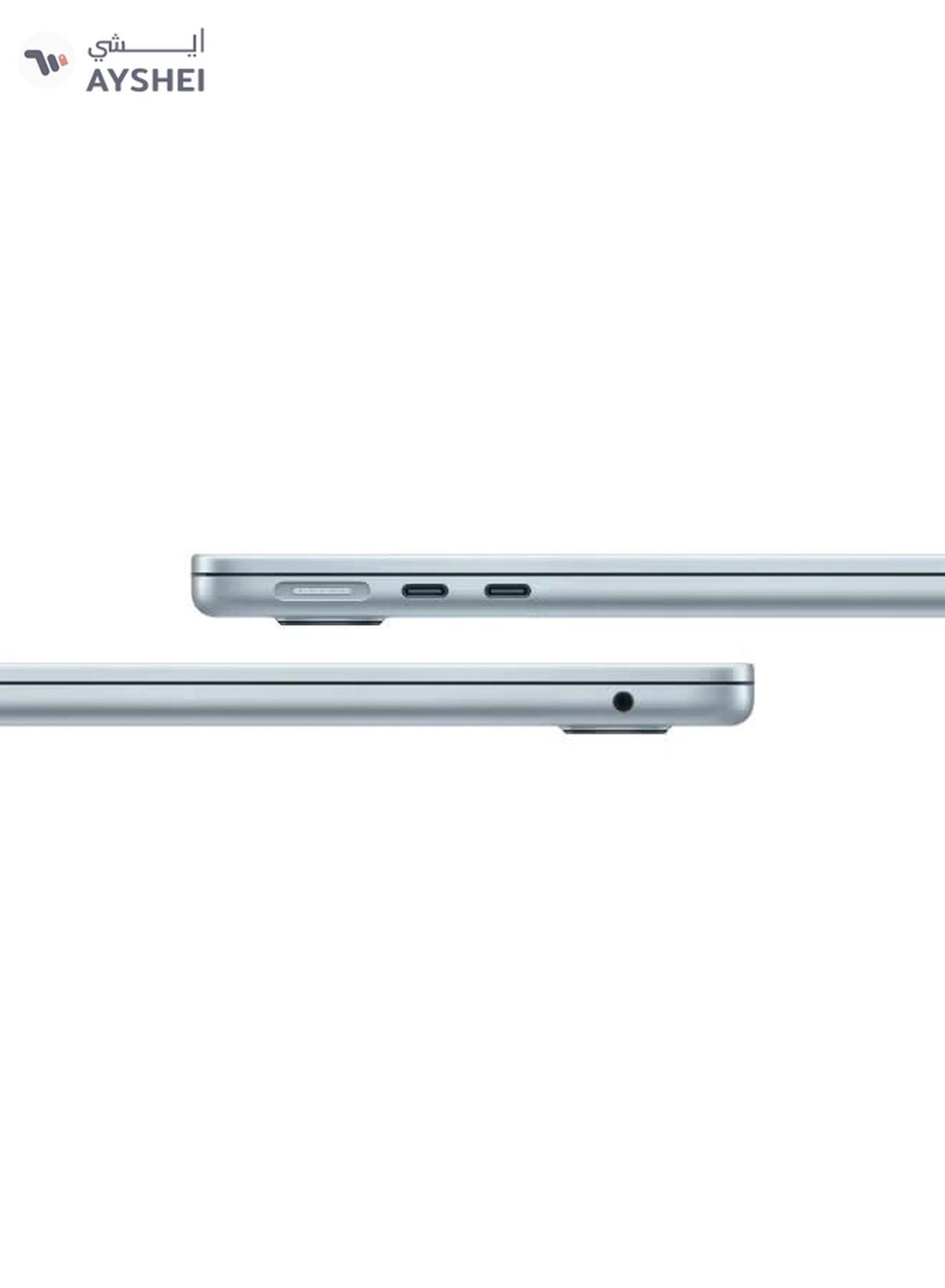 Apple New 2025 MacBook Air MC6U4 13-Inch Display, Apple M4 Chip 10-Core CPU 10-Core GPU Processor/16GB RAM/512GB SSD/macOS English/Arabic Sky Blue-5-5