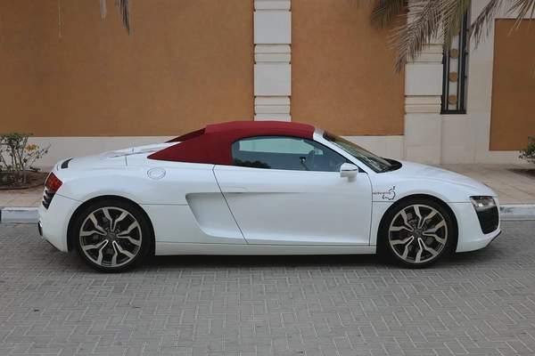 (2016) AUDI- R8 SPYDER -45000KM-GCC SPECS- PERFECT CONDITION