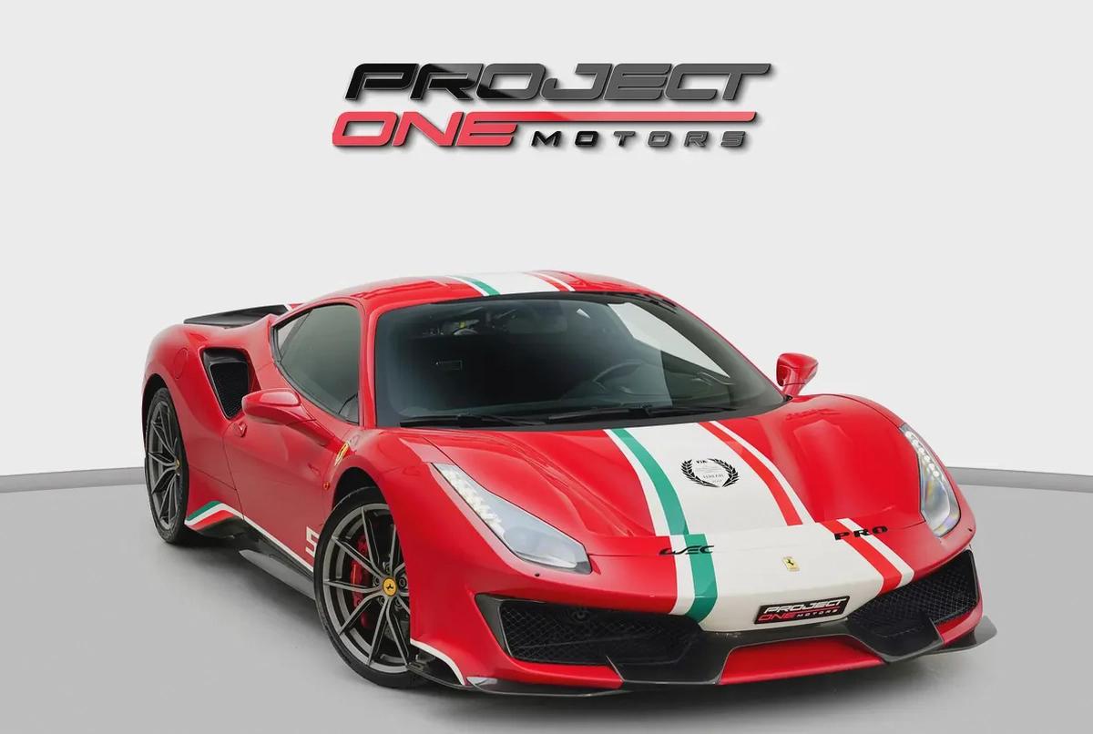 2019 FERRARI 488 PISTA PILOTI WITH 7 YEARS SERVICE CONTRACT-0-0