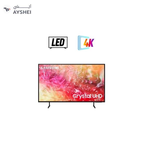 Samsung Smart TV, Crystal UHD, DU7000, 65 Inch, 2024, PurColor, 4K Upscaling, Tizen OS, Q-Symphony UA65DU7000UXZN Black