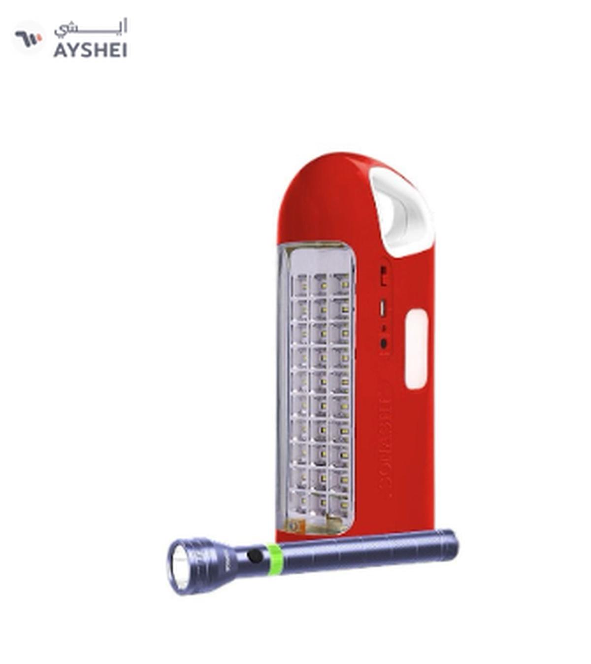 Sonashi Rechargeable Emergency Lantern And LED Torch Combo with Solar Charge-0-portrait