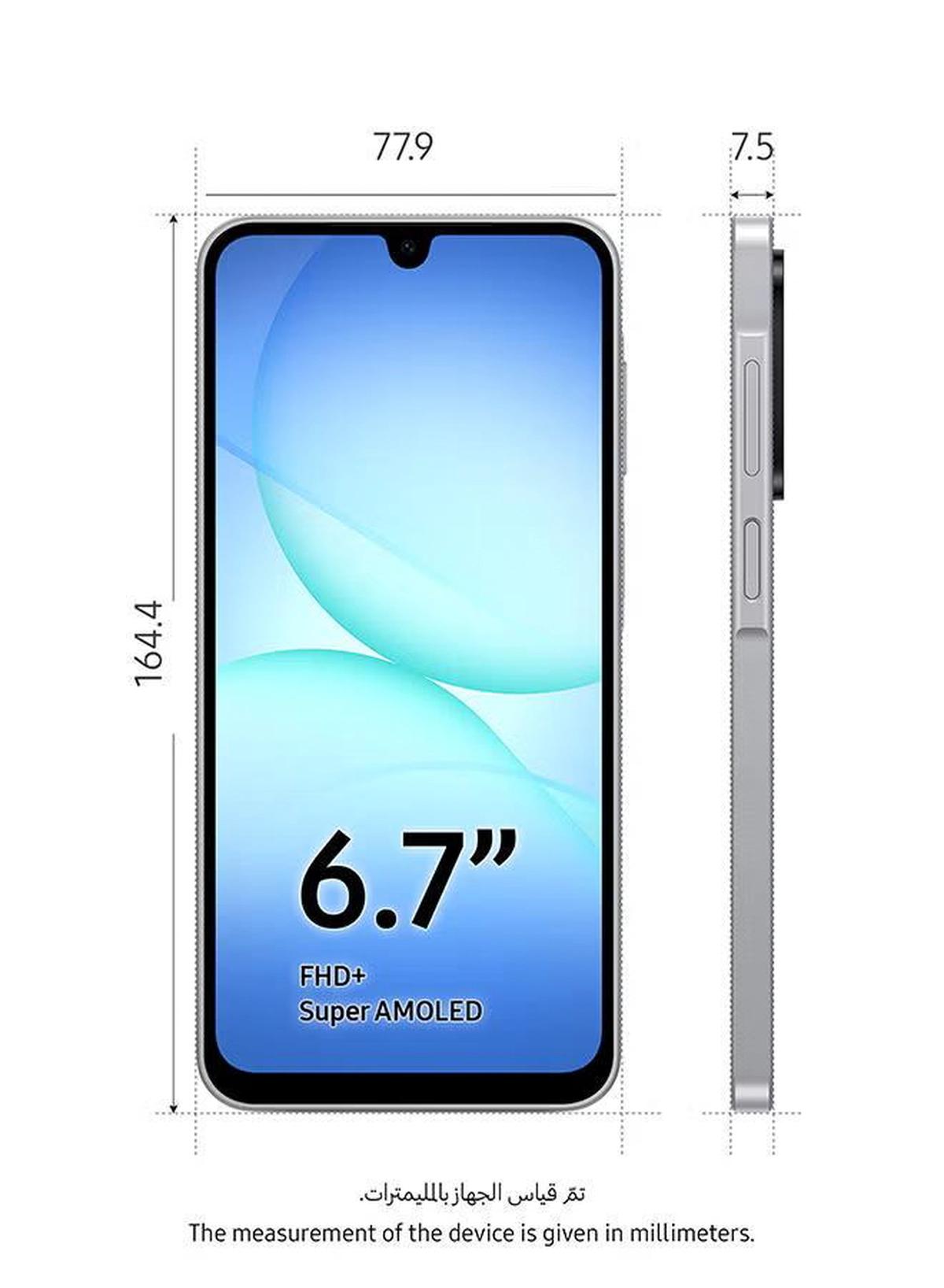 Samsung Galaxy A17 Dual SIM 4G Gray 6GB RAM 128GB-0-portrait