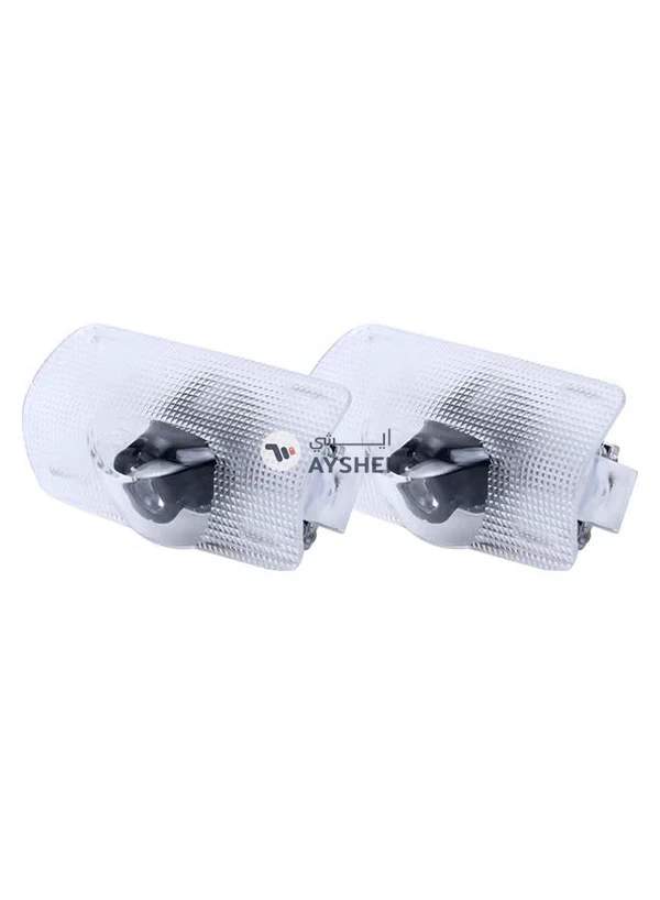 Generic 2-Piece LED Car Door Welcome Logo Car Brand 3D Shadow Light For Toyota