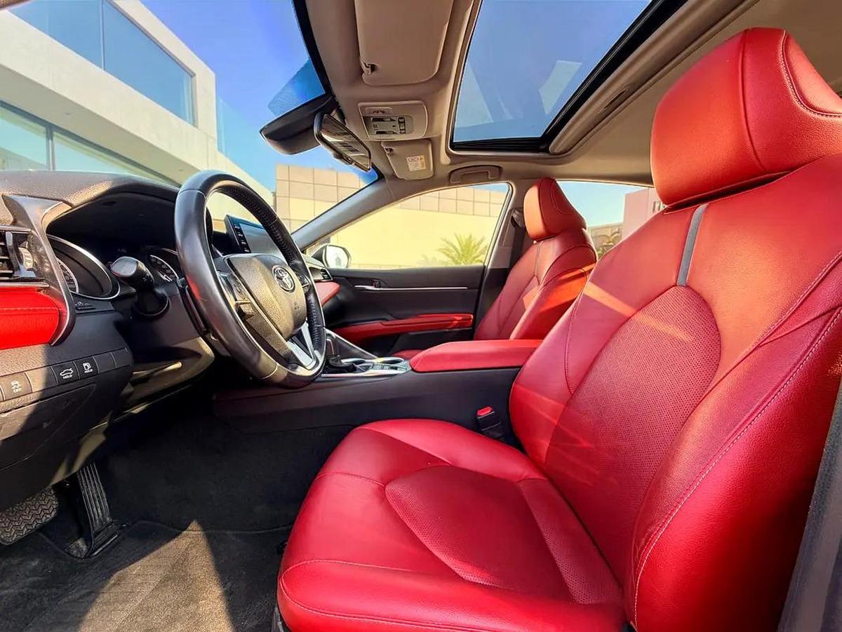 AED 1,599 P.M | 0% DOWN PAYMENT | TOYOTA CAMRY SPORT 3.5L V6 | Full Service History-12-12