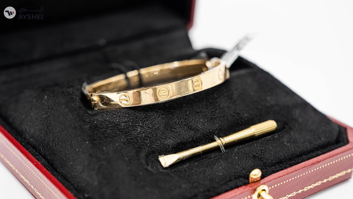 CARTIER LOVE bracelet, classic model - the LOVE bracelet is a jewelry design icon-1-landscape