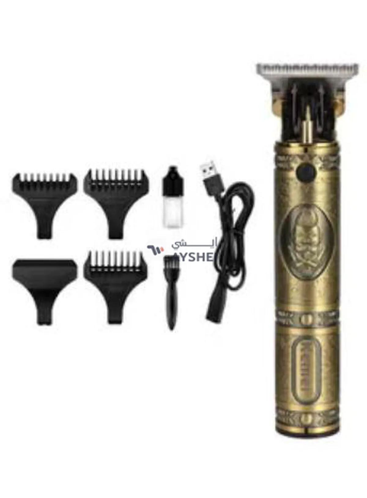 Electric Hair Trimmer Gold 14*4cm-0-0