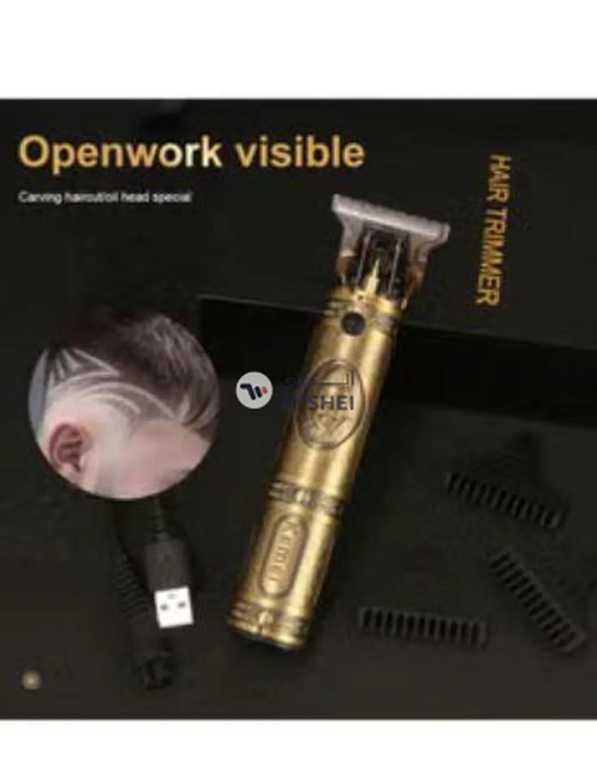 Electric Hair Trimmer Gold 14*4cm-2-2