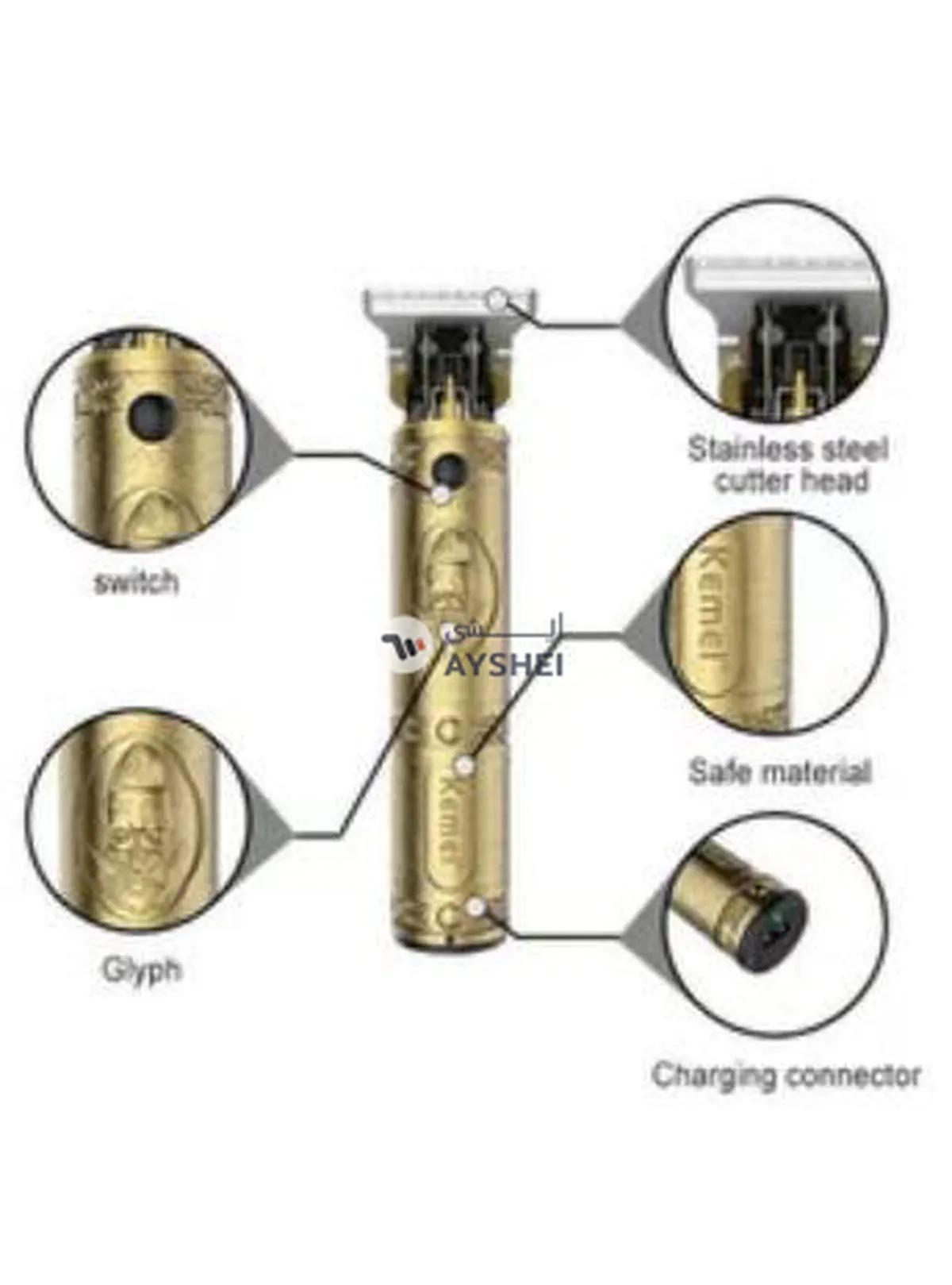 Electric Hair Trimmer Gold 14*4cm-1-portrait