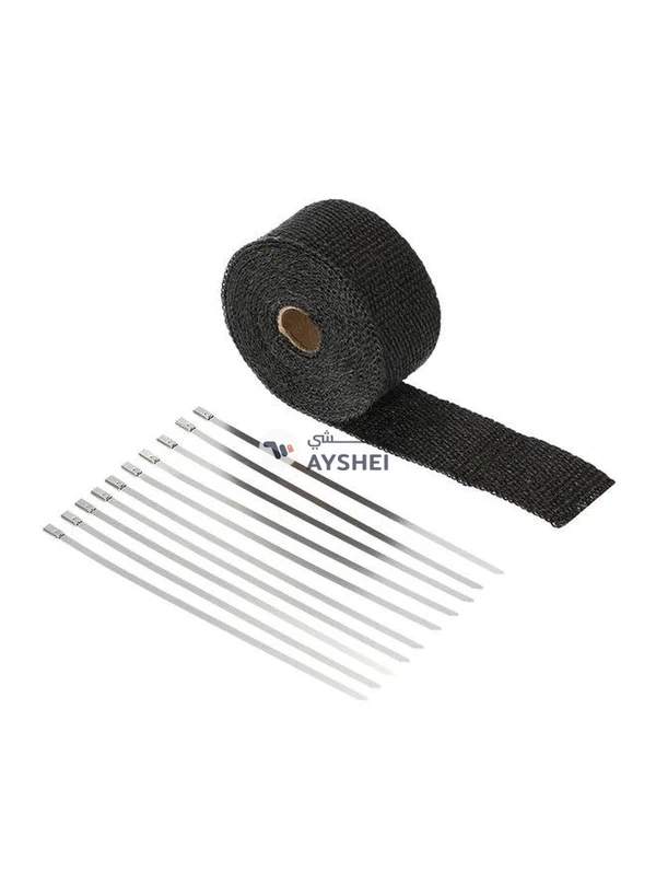 Generic 5m Exhaust Heat Wrap Turbo Pipe Heat Insulated Wrap for Car Motorcycle K4103