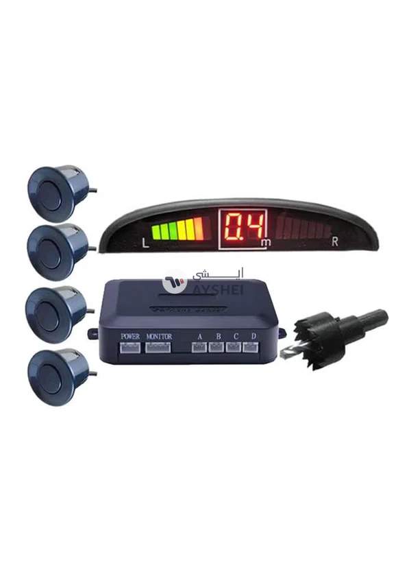 Generic 4 Parking Sensors Car Reverse Backup Radar System With LED Display