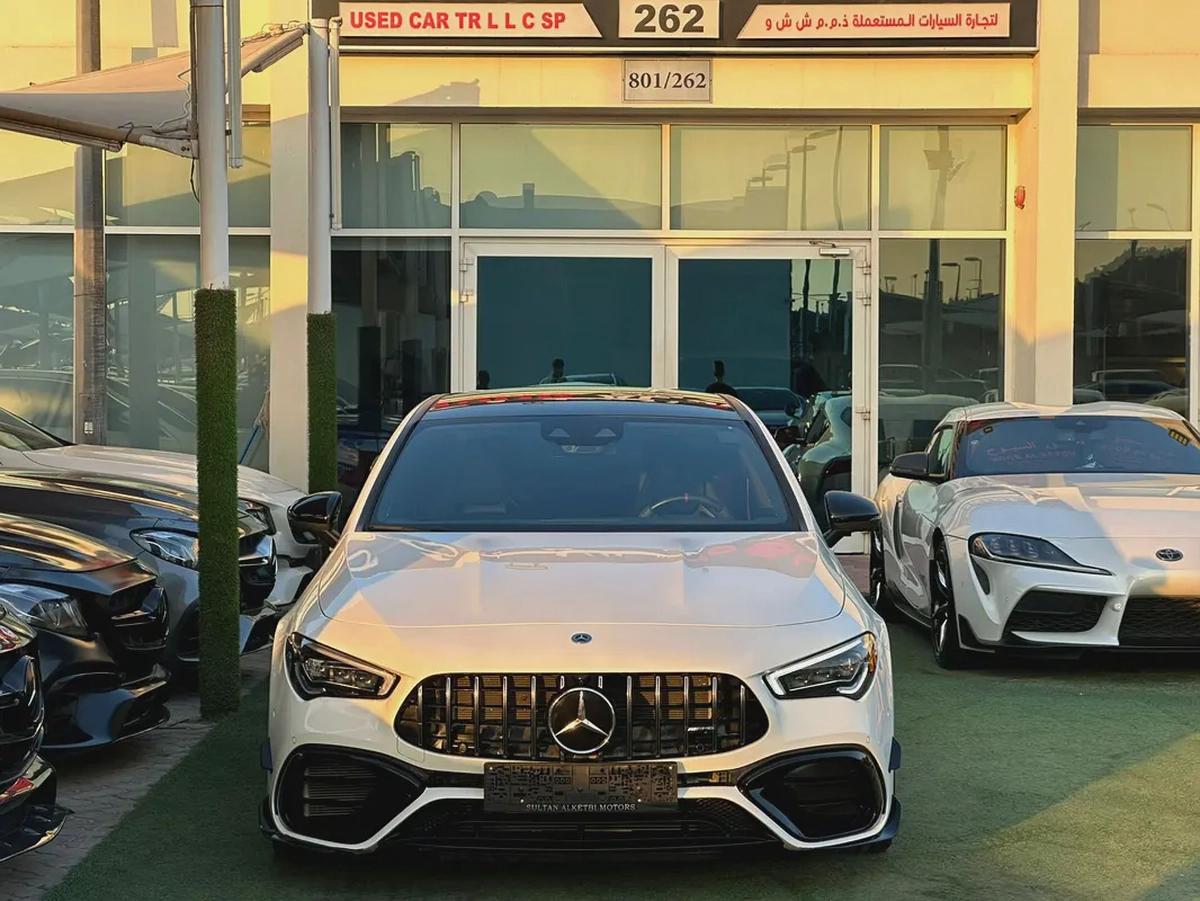 MERCEDES BENZ AMG CLA45S 2022 IMPORT CLEAN TITLE ORIGINAL PAINT PERFECT CONDITION NO ACCIDENT-2-2