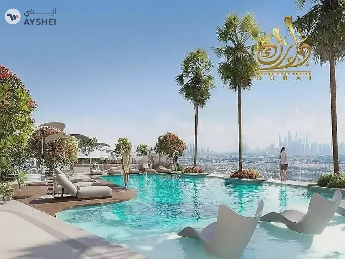 0.25%MONTHLY/FURNISHED/DUBAI MIRACLE GARDEN VIEW/2Y POST HANDOVER-0-0