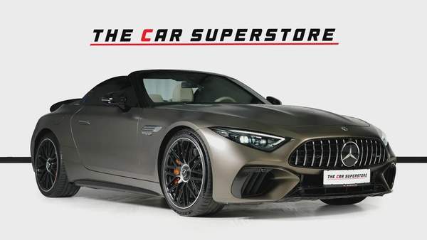 Mercedes Benz SL 63 AMG 4 MATIC Plus-Low Mileage-Exclusive Color-AMG Driver Performance Pack