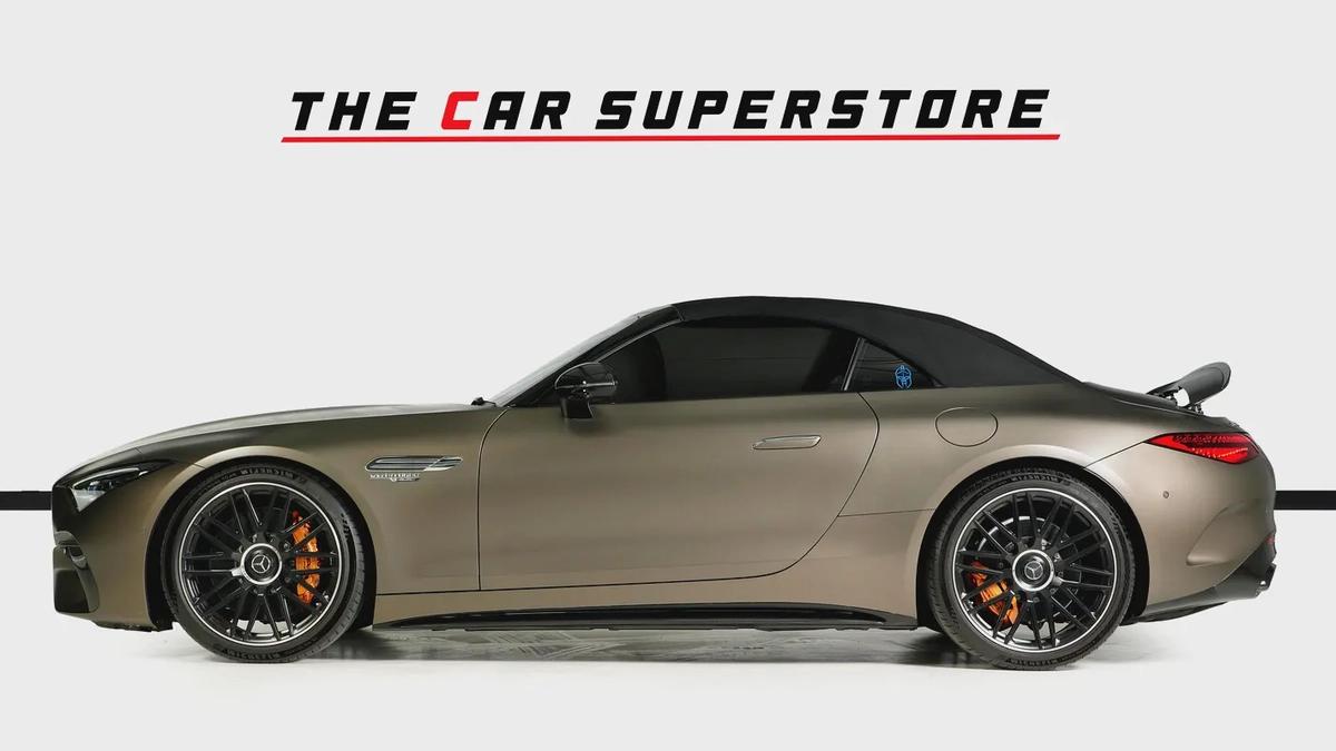 Mercedes Benz SL 63 AMG 4 MATIC Plus-Low Mileage-Exclusive Color-AMG Driver Performance Pack-4-4