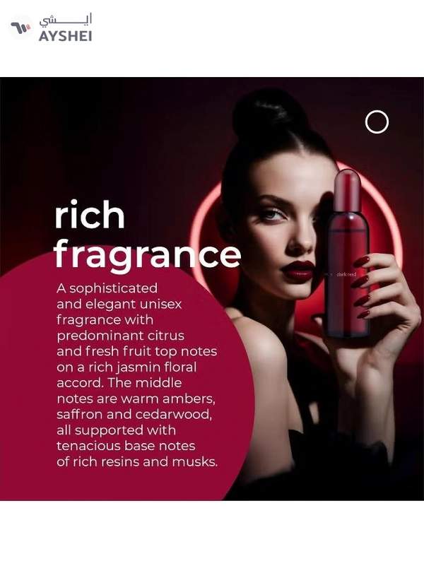 Colour Me Dark Red Perfume for Men and Women 100 ml Eau de Parfum Luxury Fragrance - Unisex Perfume by Milton-Lloyd