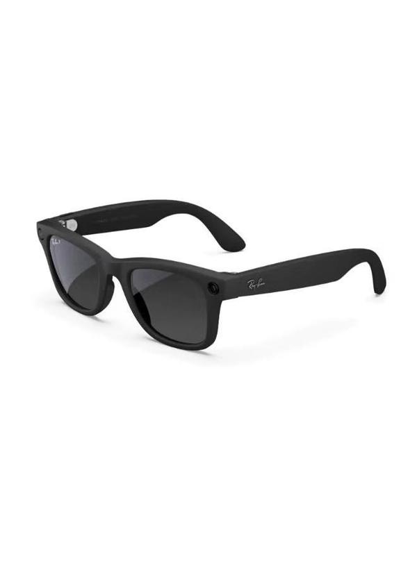 RAY-BAN Wayfarer (Gen 2) Matte Black Frame, Large, Size 53, MATTE BLACK POLAR GRADIENT GRAPHITE