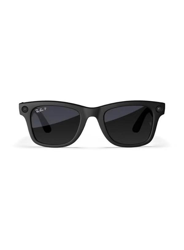 RAY-BAN Wayfarer (Gen 2) Matte Black Frame, Large, Size 53, MATTE BLACK POLAR GRADIENT GRAPHITE