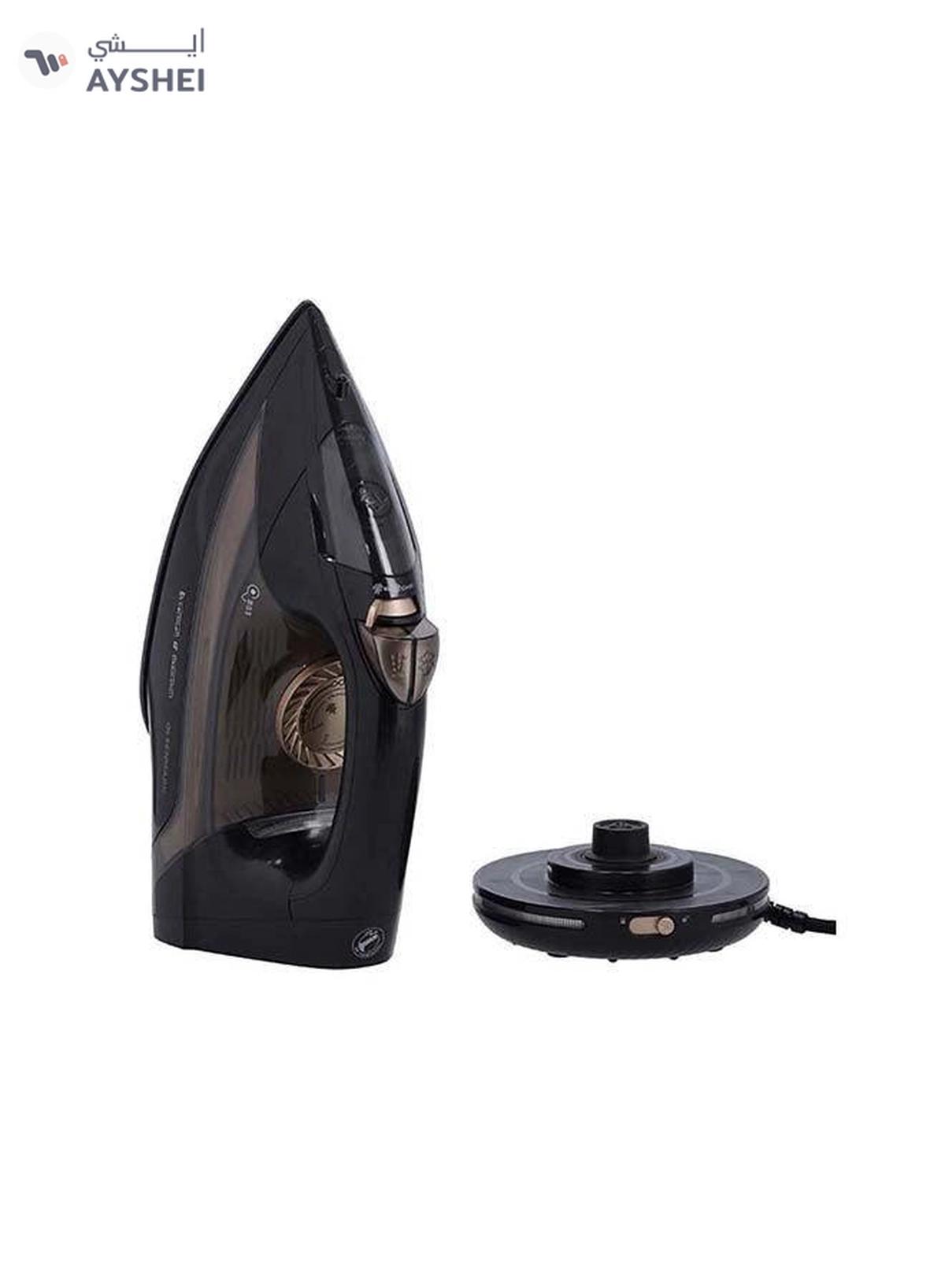 Olsenmark Corded And Cordless Steam Iron With 420ml Water Tank 2200.0 W OMSI1839 black-4-4