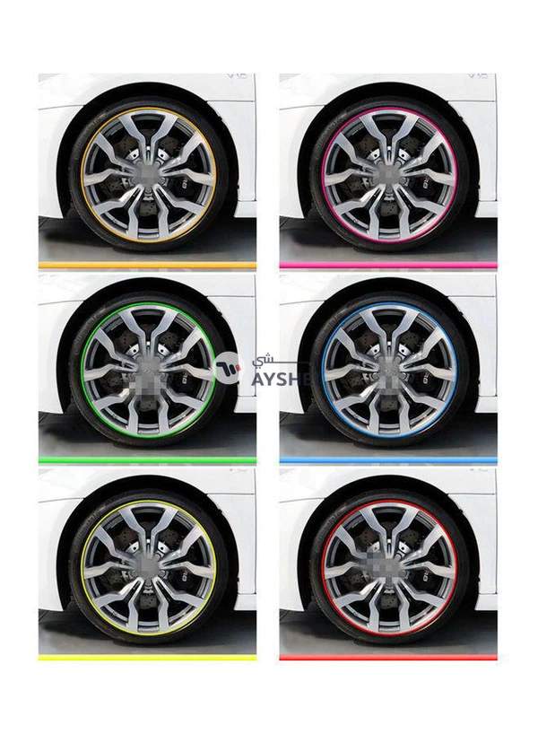 Generic Vehicle Color Wheel Edge Rims Protectors Decor Strip