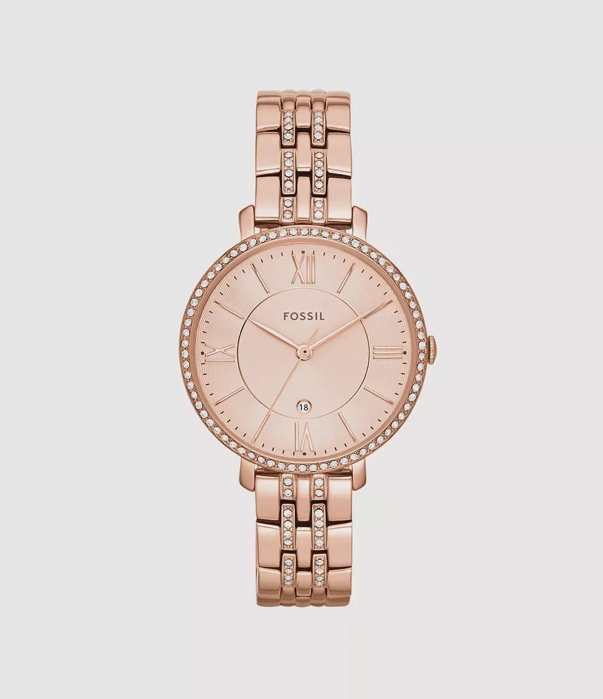Fossil Women's Water Resistant Stainless Steel Analog Wrist Watch ES3546 - 36 mm - Rose Gold-0-portrait