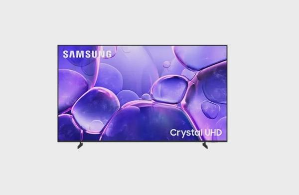 Samsung 65 Inch Crystal UHD TV, U8000F, 4K, Crystal Processor 4K, MetalStream Design, Knox Security, Endless Free Content, Smart TV, UA65U8000FUXZN (2025 - UAE Version) U8000F BLACK