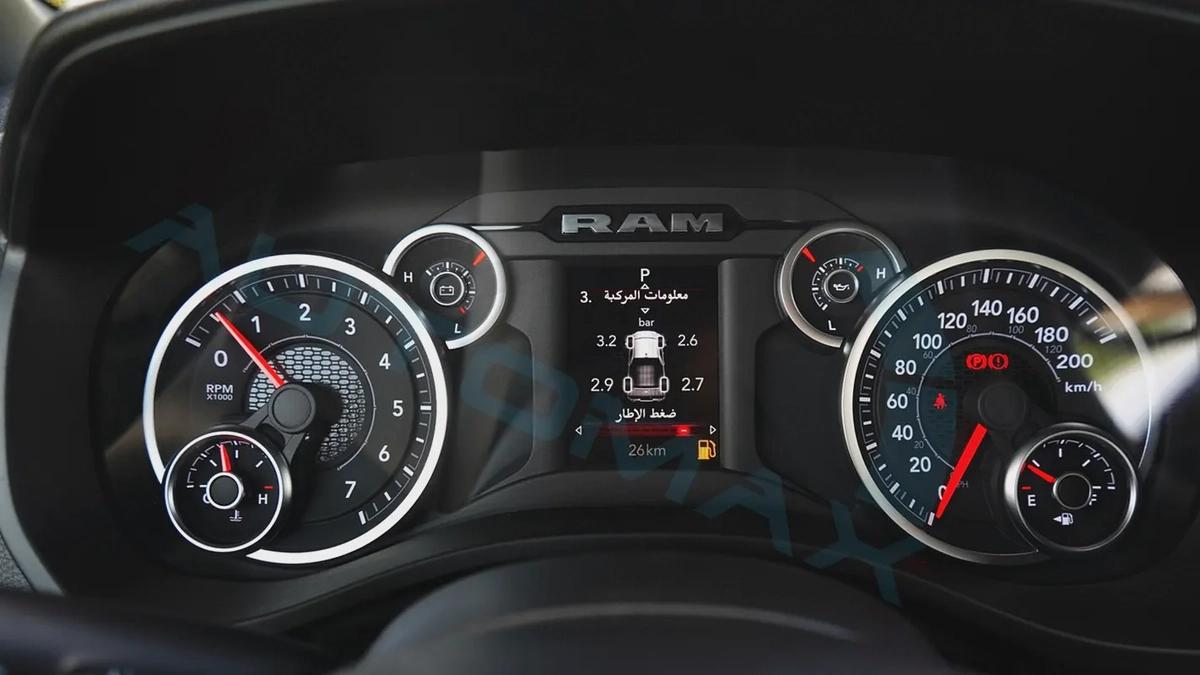 ( Only For Export ) 2025/2025 RAM 1500 Tradesman Hurricane SO 3.0TT Crew Cab 4X4 GCC BRAND NEW-8-8